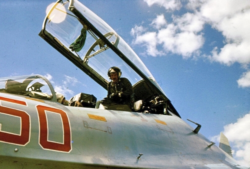 Early Su-27 Flanker-B at Kilpyavr