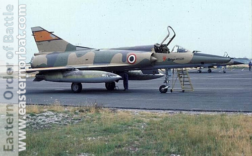 Egyptian Mirage 5SDR with orange tail