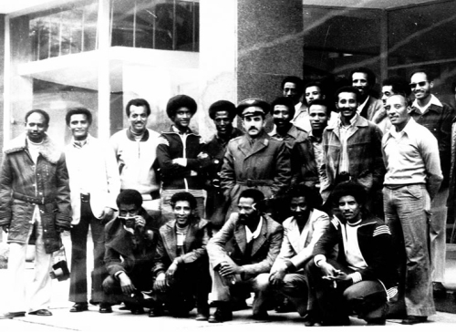 Ethiopians Air Force crews in the Soviet union.