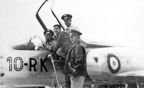 French Mirage IIIC at Domodedovo airport Soviet-Union in 1971