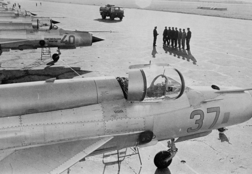 Soviet MiG-21bis Fishbed-L at Kubinka airport Soviet-Union