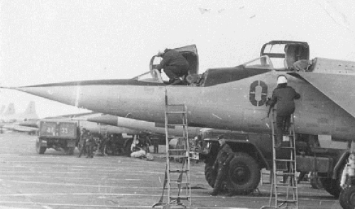 Soviet 193rd Independent Reconnaissance Air Regiment's MiG-25 at Ukkurey