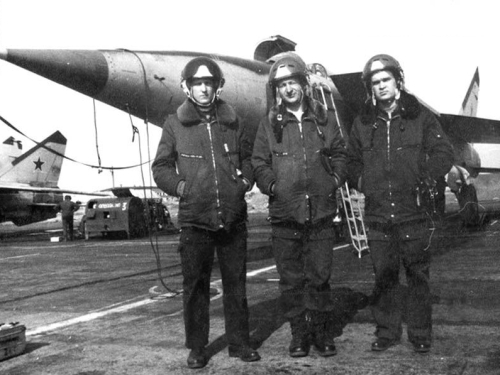 Soviet 193rd Independent Reconnaissance Air Regiment's MiG-25 at Ukurey