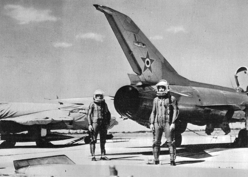Hungarian Air Defence force's MiG-21F-13 Fishbed-C interceptor