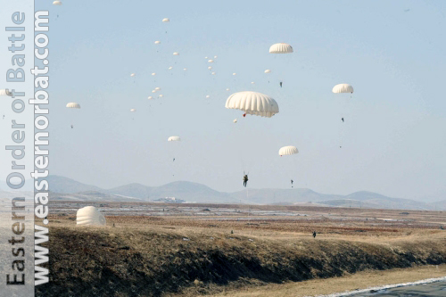 North Korea Air Force. The fighter jets operation from a local highway, after paratroopers captured it.