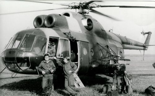 Hungarian Mi-8T Hip-C helicopter.