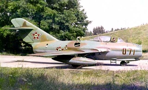 Hungarian 101st Reconnaissance Air Regiment’s MiG-15bis Fagot-B in Szolnok airport