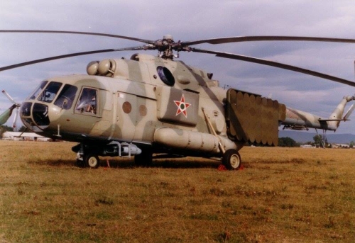 Hungarian Air Force 87th Combat Helicopter Brigade Mi-17PP Hip-H electronic jamming helicopter. Photo: Simon László
