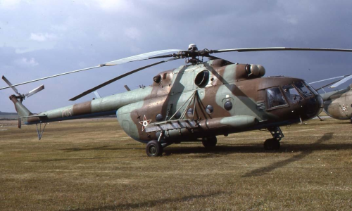 Hungarian Mi-17 Hip-H cargo helicopter in Cold War. Photo: Viroli Elio