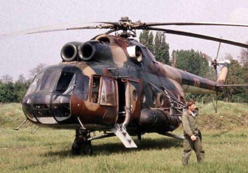 The 87th Helicopter Air Regiment’s Mi-8T Hip-C medium cargo helicopter. Photo: Simon Laszlo