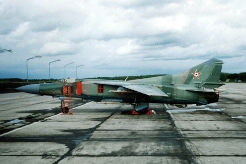 Hungarian MiG-23MF Flogger-B Live-fire exercise in Poland. Photo: Szücs László