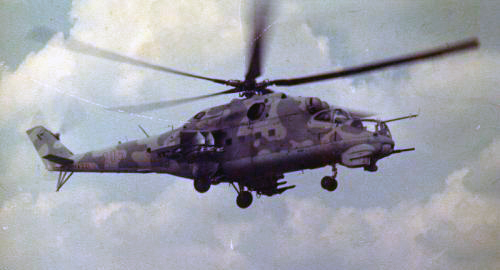 <- The first Hungarian Mi-24D Hind-DPhoto: Simon Laszlo