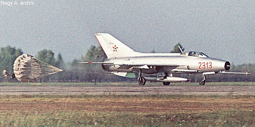 Hungarian MiG-21F-13 at Kecskemt 