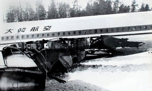 Korean Air Lines Boeing 707 in USSR