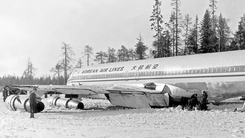 Korean Air Lines Boeing 707 in USSR