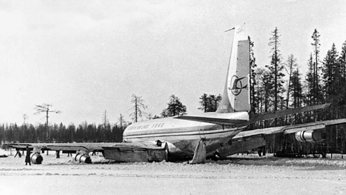 Korean Air Lines Boeing 707 in USSR