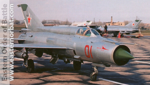 USSR Tactical Air Force's MiG-21SM Fishbed-J in silver