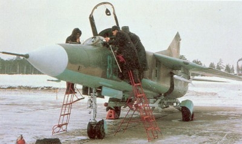 USSR MiG-23MS Flogger-E export fighter at Kubinka