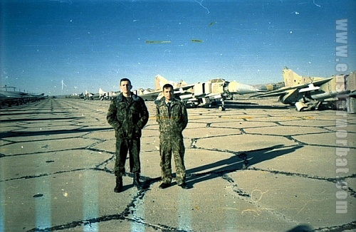 The Soviet Air Force stored nearly three hundred and fifty MiG-23M/UBs at the Yangadzha and Kzyl-Arvat airport in the Turkmen desert. The Russian companies used these aircraft as a parts mine for the worlds MiG-23s in the 1990s.