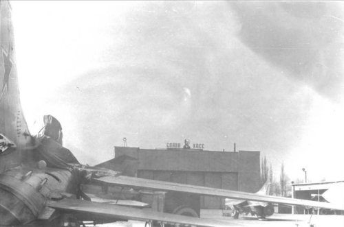 Soviet MiG-23s Flogger Lugovaya airport