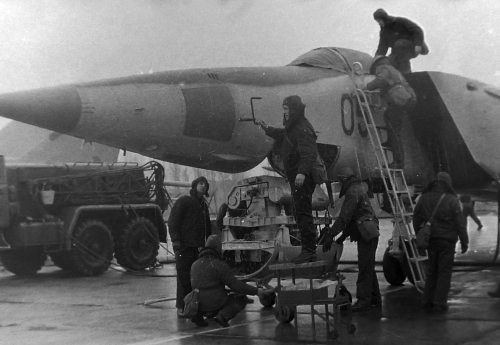 USSR MiG-25RB Foxbat-B supersonic reconnaissance aircraft