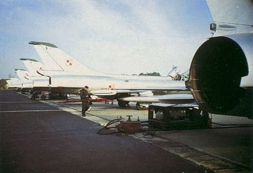 Polish Tactical Air Force’s Su-7  Fitters-A in the eighties