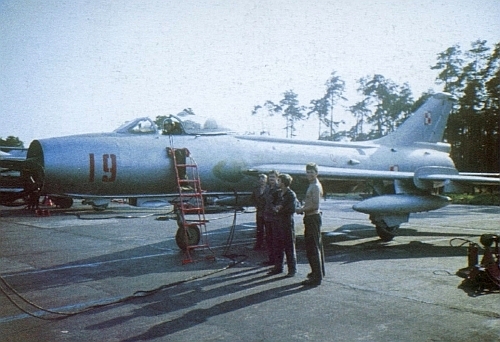 Polish Tactical Air Forces Su-7 BKL Fitters-A in the eighties