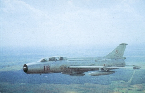 Polish Tactical Air Force’s Su-7 U Mojuk in the eighties