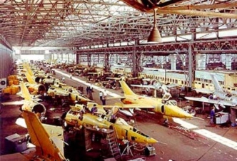 -5 Fantan assembly line at Nanchang