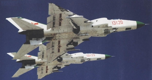 Chinese 1st Fighter Division’s Shenyang J-8B Finback-B