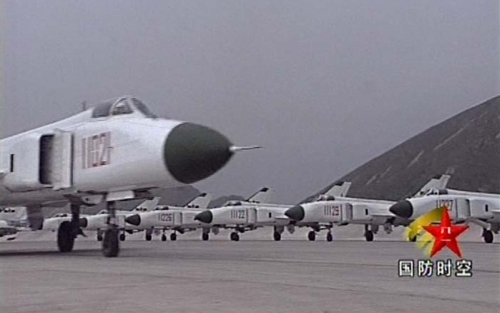 Shenyang Military Region Air Force's first Fighter Division Shenyang J-8B Finback-B