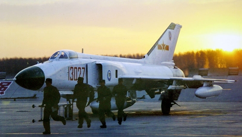 Chinese 1st Fighter Divisions Shenyang J-8B Finback-B, Anshan