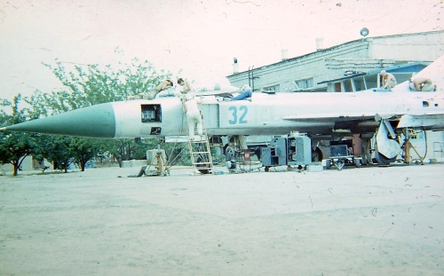 Soviet Su-15 Flagon-D Kyurdamir airport in 1980