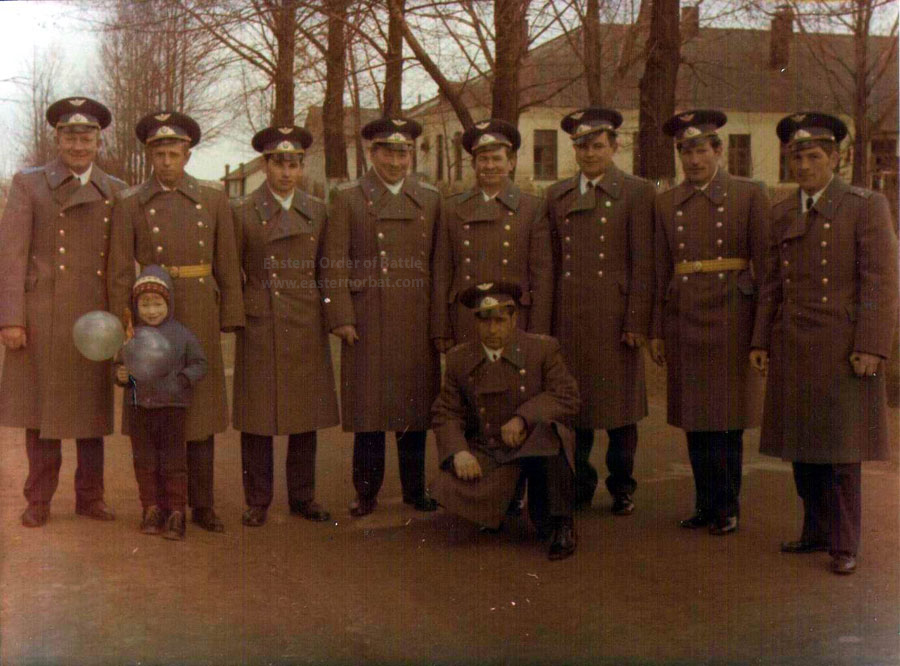 979th Fighter Air Regiment's pilots at Shchuchin in seventies. Photo: Sergey Shamba