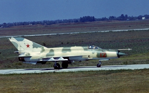 USSR MiG-21MF Fishbed-J at Krasnodar airport
