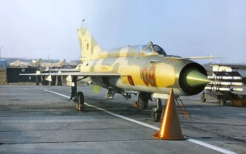 Soviet MiG-21MF Fishbed-J at Krasnodar airport