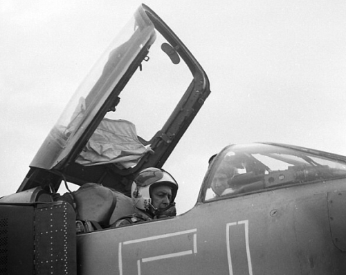 Soviet MiG-23M at Papa airbase Hungary