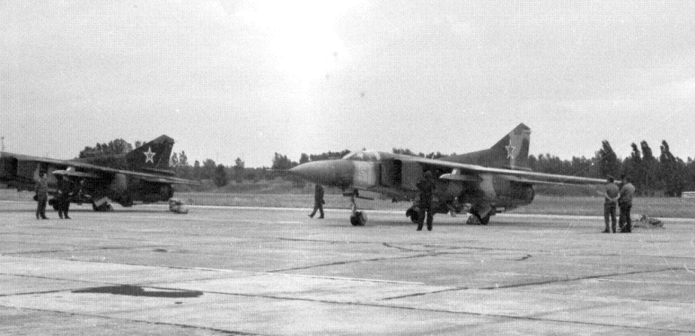 USSR MiG-23M at Papa airbase Hungary