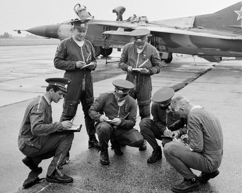 USSR MiG-23M at Papa airbase Hungary