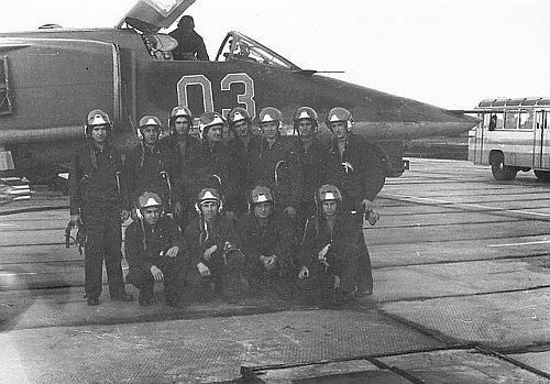 Soviet MiG-27 Flogger-D at the Chortkov airport