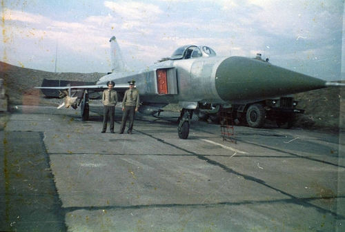 Soviet Air Force Su-15 Flagon-D at Marneuli Sandar airport in 1981