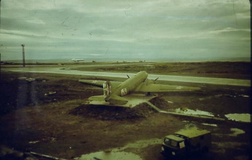 Soviet Lisunov Li-2T ‘Cab’ preserved cargo aircraft at Norilsk-Alykel Airport
