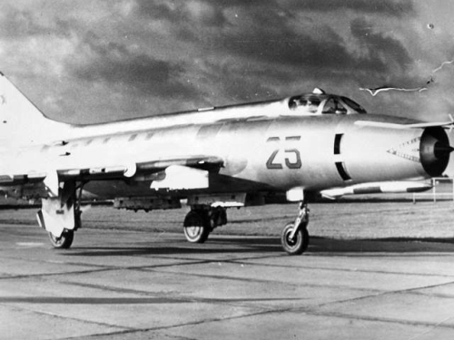 The Soviet Su-17M2 Fitter-D bomber in the seventies