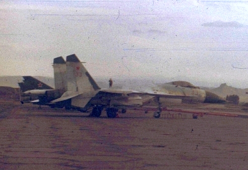Early Soviet Su-27 Flanker-B at Nasonaya airport 19th Independent Air Defence Army PVO
