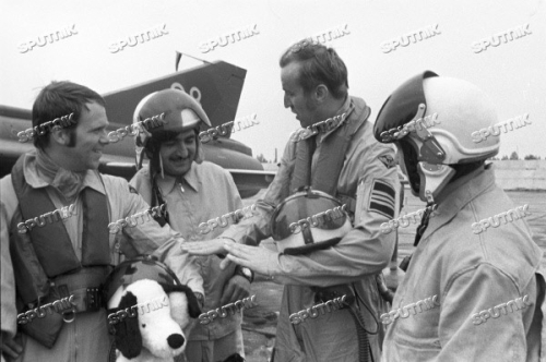 Swedish SAAB J-35 Draken at Kubinka Soviet Union in 1972