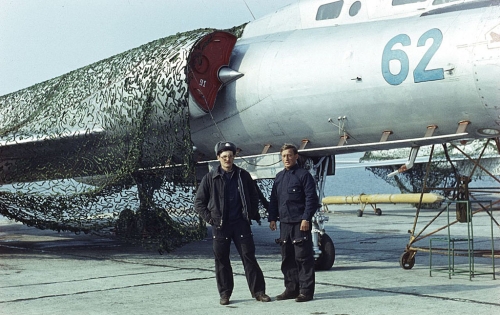 Soviet Tu-128 Fiddler at the Amderma airport