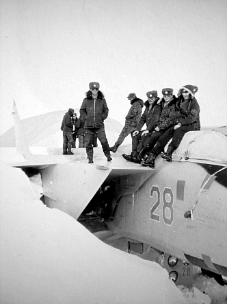 USSR MiG-31 Foxhound at Norilsk airport