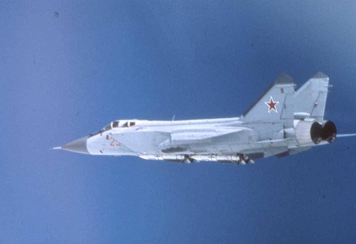 USSR MiG-31 Foxhound  Barents Sea in 1986