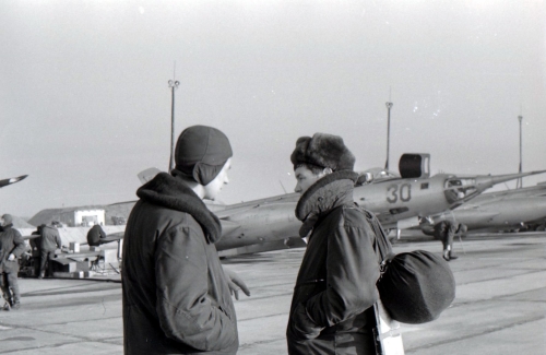 USSR Yakovlev Yak-28 bombers at the Cherlyany airport