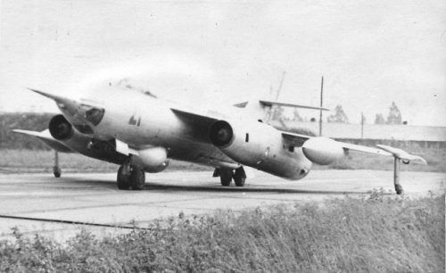Soviet Yakovlev Yak-28 bombers at the Cherlyany airport